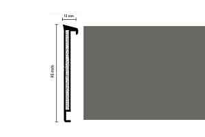 Плинтус Плинтус Dollken TS100 Life 1147 (1184/0146) Серый фото  | FLOORDEALER